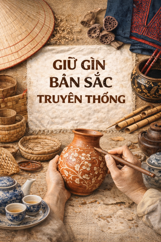 Giu gin ban sac truyen thong Viet