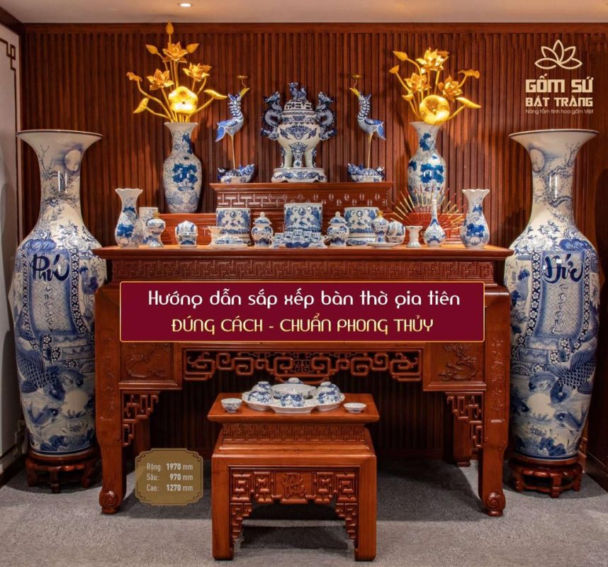 Lọ gốm ban thờ